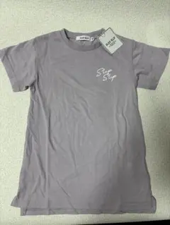 【新品】SLAP SLIP ラベンダー シャツワンピース100cm
