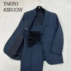 H858 L タケオキクチ NIKKE MAF スーツ上下 ネイビー メンズ