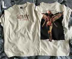 公式 ニルヴァーナ NIRVANA 両面プリント Tシャツ L