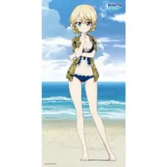 【新品未使用】ガルパン　summer マイクロファイバービーチタオル　ダージリン
