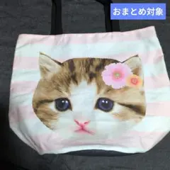 〇超ドでか〇可愛い子猫ちゃん柄①バケツ型エコバッグ
