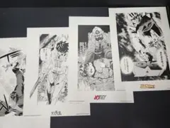 1番くじ 曽田正人の世界 C賞コマコレビジュアルシート ４枚セット