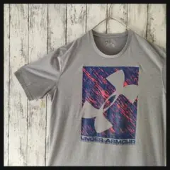 アメリカ古着　半袖Tシャツ　UA　L　グレー