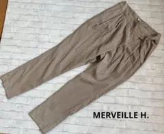 メルベイユアッシュ　前タックパンツ