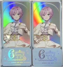 にじさんじ 6周年 原宿 特典 チケット風カード 夕陽リリ セット