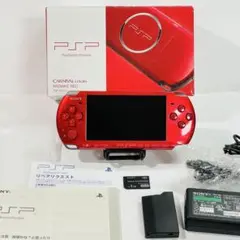 【極美品‼︎】SONY PSP-3000 ラディアントレッド 箱付きセット‼︎