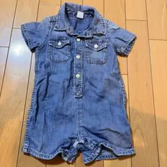 GAP 6-12m ベビー デニム ロンパース ユニセックス 男の子 女の子