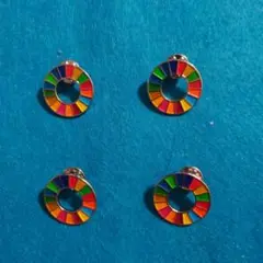 SDGs ピンバッチ →8 ミリ✕4個