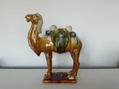 唐三彩 ラクダと楽士たち 三彩駱駝｜展示中の日本・東洋のやきもの｜コレクション｜岡田美術館