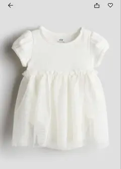 h&m チュールスカートロンパース　60