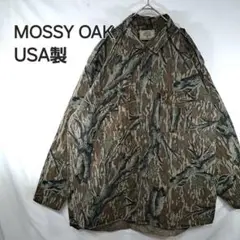 【美品　海外古着】MOSSY OAK　アース柄　90s　迷彩　リアルツリー柄