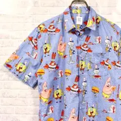 グラニフ スポンジボブ コラボ 半袖 シャツ Graniph グッズ S