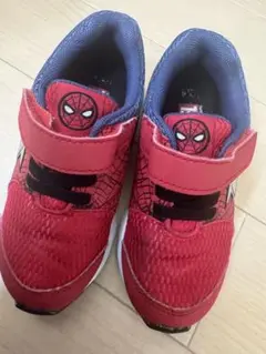 スパイダーマン キッズシューズ 赤　17cm