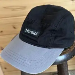 Marmot ワークキャップ 黒/グレー　マーモット