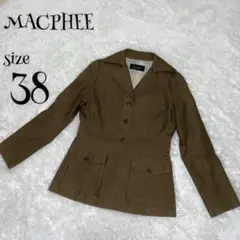 MACPHEE マカフィー ☆ トレンチジャケット カーキ 【38】