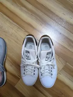 【美品】adidas スタンスミス クラシックモデル ホワイト 革スニーカー