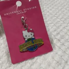 ハローキティ キーホルダー ユニバーサル・スタジオ・ジャパン　チャーム