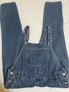 「美品」オーバーオール　レディース　L size デニム　サロペット