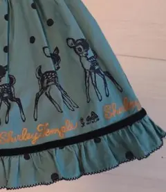 シャーリー・テンプル　バンビ柄スカート　Size150