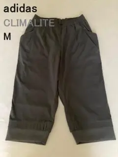 美品　adidas　CLIMALITE　パンツ　レディース　Mサイズ　グレー