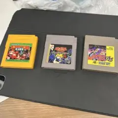 ゲームボーイソフト3本セット(ドンキーコング、遊戯王、ボンバーマン)