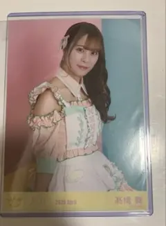 ≒JOY ニアジョイ 高橋舞 ビッグ生写真 ダイナー衣装 チュウ