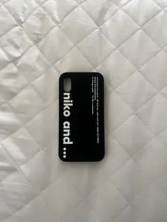【niko and ...】iPhoneX用ケース 黒