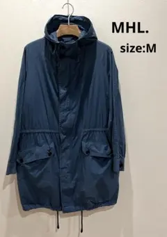マーガレットハウエル MHL. コート マウンテンパーカー ブルー M アウター