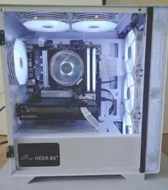 高性能ゲーミングPC 白 RX6600XT Ryzen5 5500