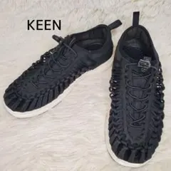 【美品】KEEN UNEEK O3 ユニークオースリー ブラック27cm