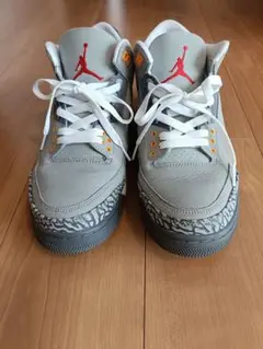 Air Jordan 3 グレー/オレンジ