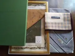 Burberry & Eton United Polo Club ハンカチセット