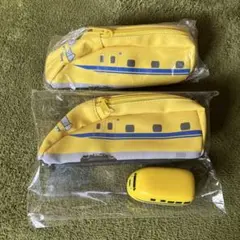 923形ドクターイエローポーチと握れるマスコットセット