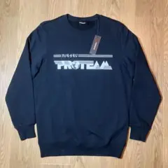 【未使用品】DIESEL S-GIRK ロゴプリント トレーナー ブラック S