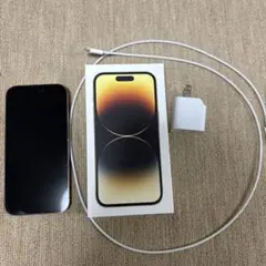美品　iPhone 14 Pro 128GB SIMなし　ゴールド本体