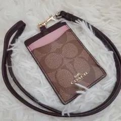 ⭐良品⭐COACH シグネクチャー パスケース pvc×レザー
