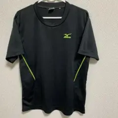 Mizuno ブラックショートスリーブシャツ