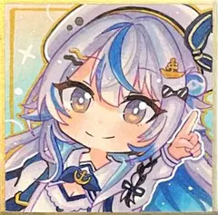 【豆色紙】手描きイラスト/ファンアート 汐空なみり