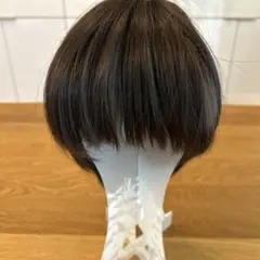 ダークブラウン ショートボブウィッグ