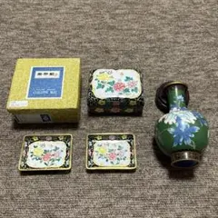 1080‼️時代物 中国 七宝皿 七宝焼 龍 中国美術 1080様 専用‼️時代物 中国 七宝皿 七宝焼 龍 中国美術