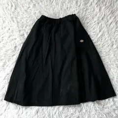ディッキーズ フレアスカート 140cm ブラック ロング 018