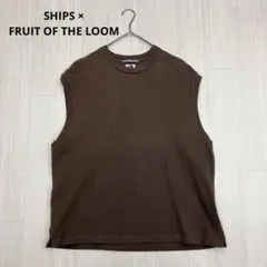 ★ SHIPS × FRUIT OF THE LOOM ノースリーブ カットソー