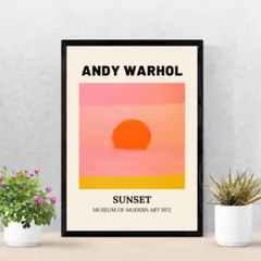 01.ANDY WARHOL　アンディ・ウォーホル　サンセット　アートポスター