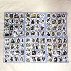 魔道祖師 ミニシール ステッカー 魏無羨 藍忘機 6枚 セット