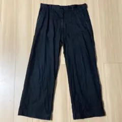 19aw ドリス ヴァン ノッテン ワイドパンツ Petrick 綿麻 EU48