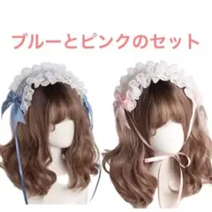 ★★SALE★★フリルヘッドドレス　ヘアアクセサリー　ロリータ　ゴスロリ
