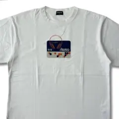 美品 90s オールド ユニクロ XL ホワイト プリント 半袖 Tシャツ