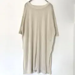 Tシャツ オーバーサイズ チュニック シースル フリーサイズ 着回し自在