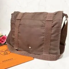 大容量✨ HERMES エルメス バサス MM エールライン ショルダーバッグ