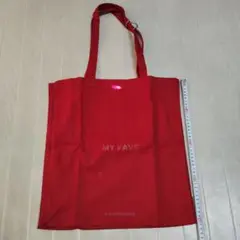 赤色エコバッグ MY FAVE